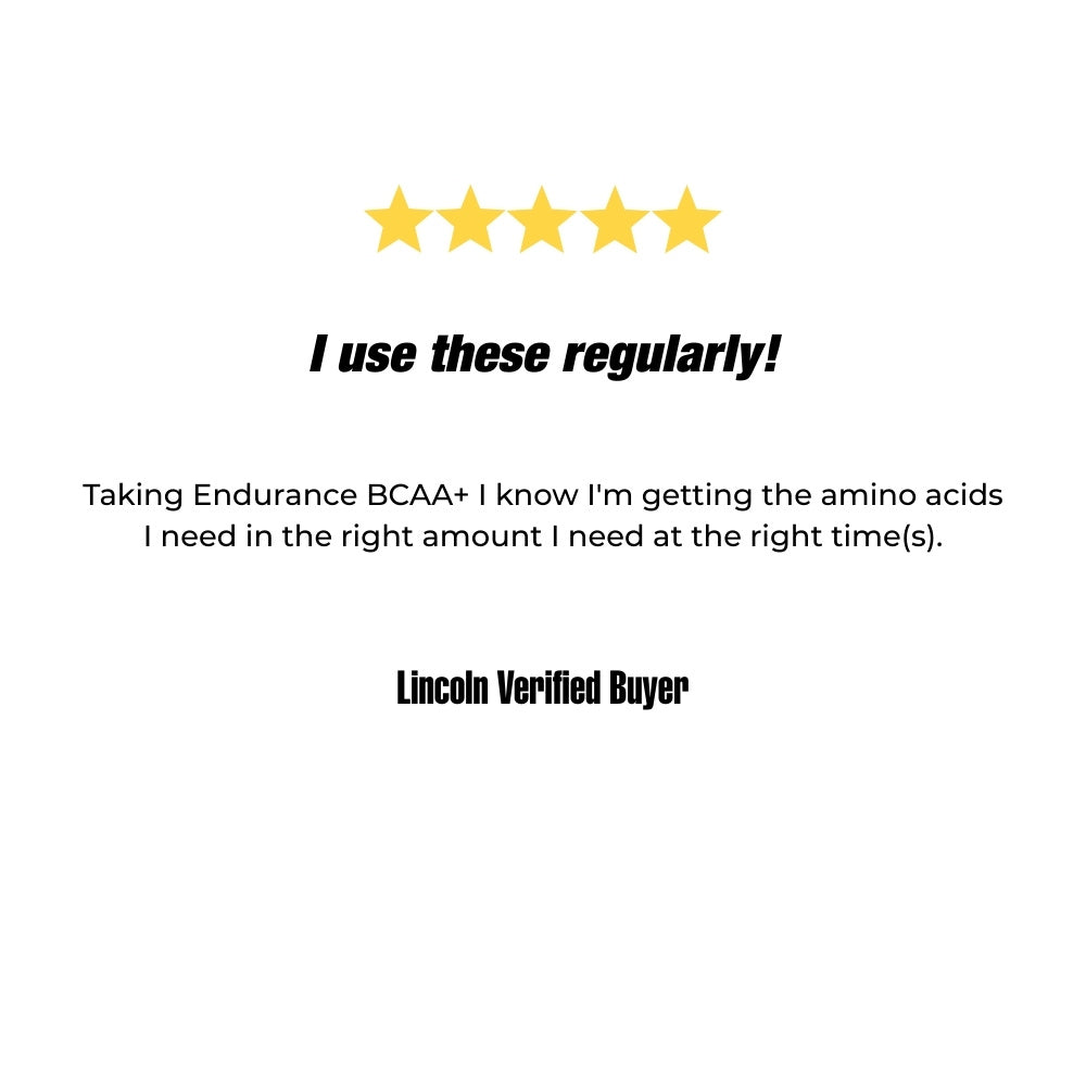 Endurance BCAA+ review