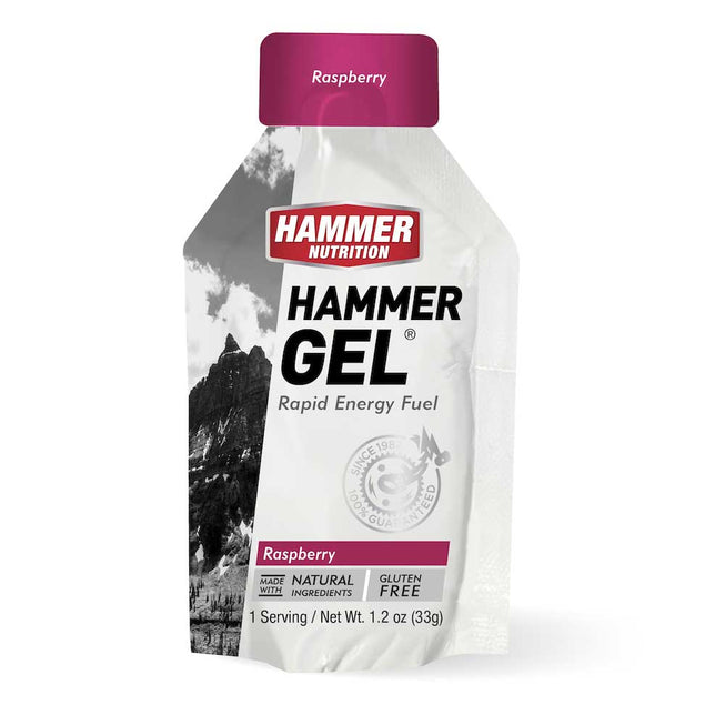 Hammer Gel Raspberry Single (1srv x 24) x12 CASE