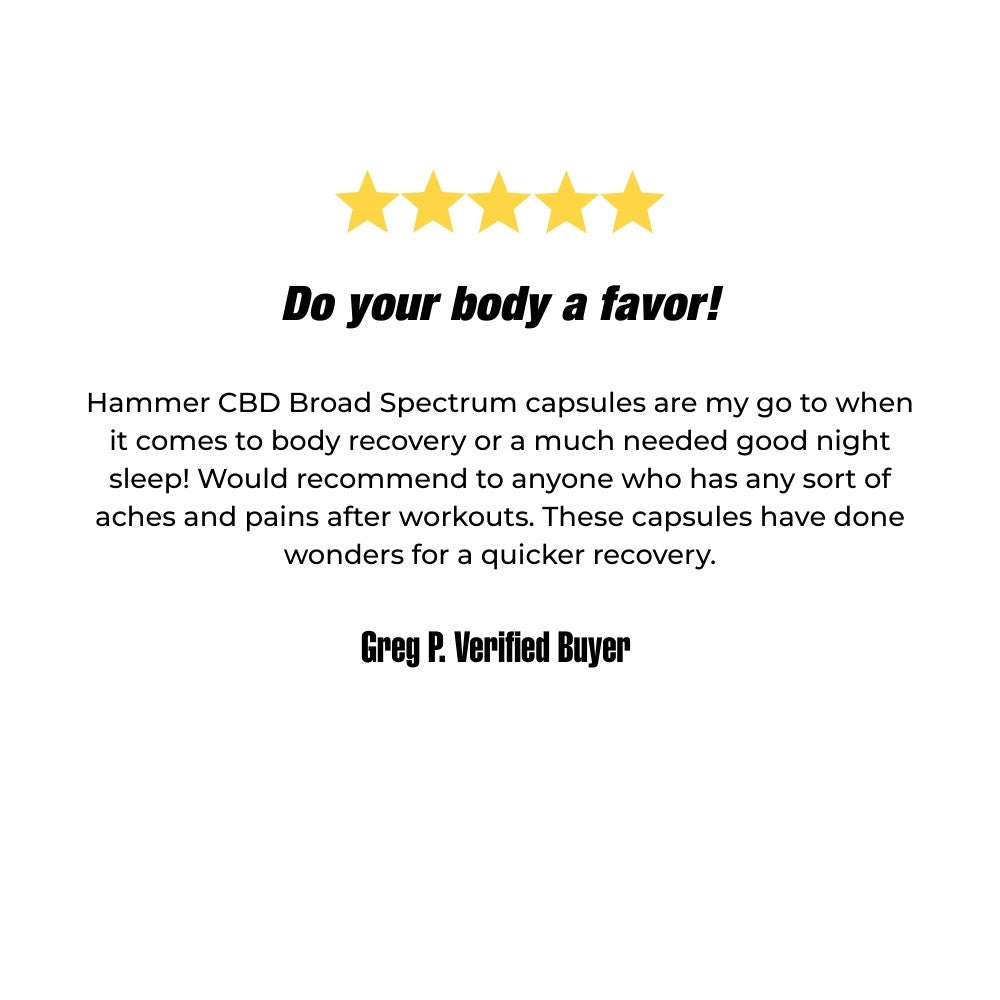 Broad Spectrum CBD softgel Review