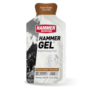 Hammer Gel Peanut Butter Chocolate Single (1srv x 24) x12 CASE